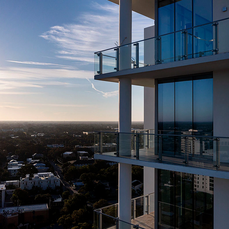LR-4900 multi-storey balcony application