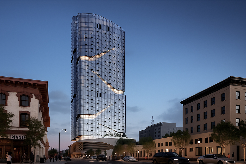GLR-95 Grande modular unitized curtain wall building application