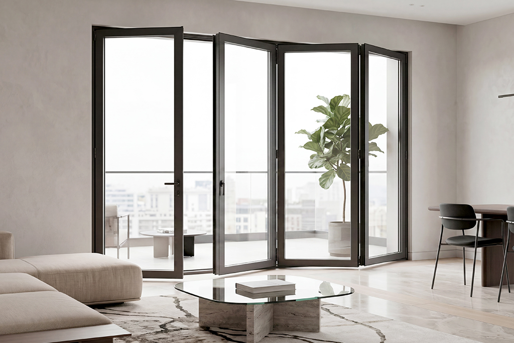 GLR-63 Grande insulated bi-fold system application