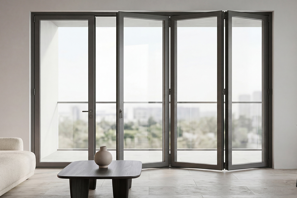 GLR-64 Grande insulated bi-fold system application