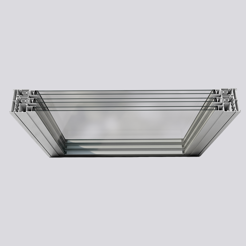 LR-8600 profile and glass section detail