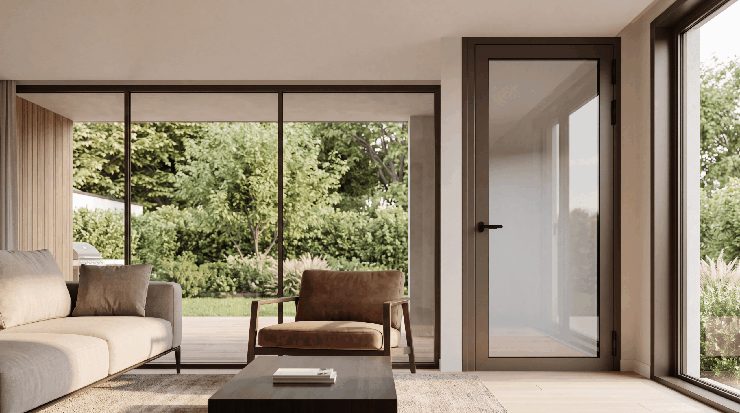 LR-5200D Flush Insulated Opening System application