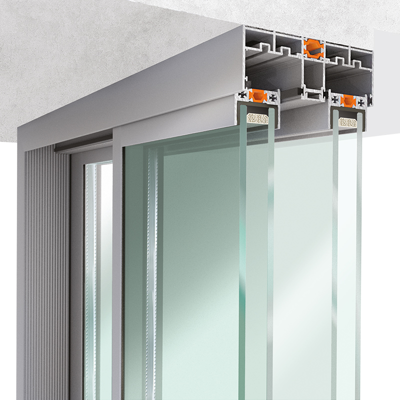 GLR-37 top frame and track profile detail
