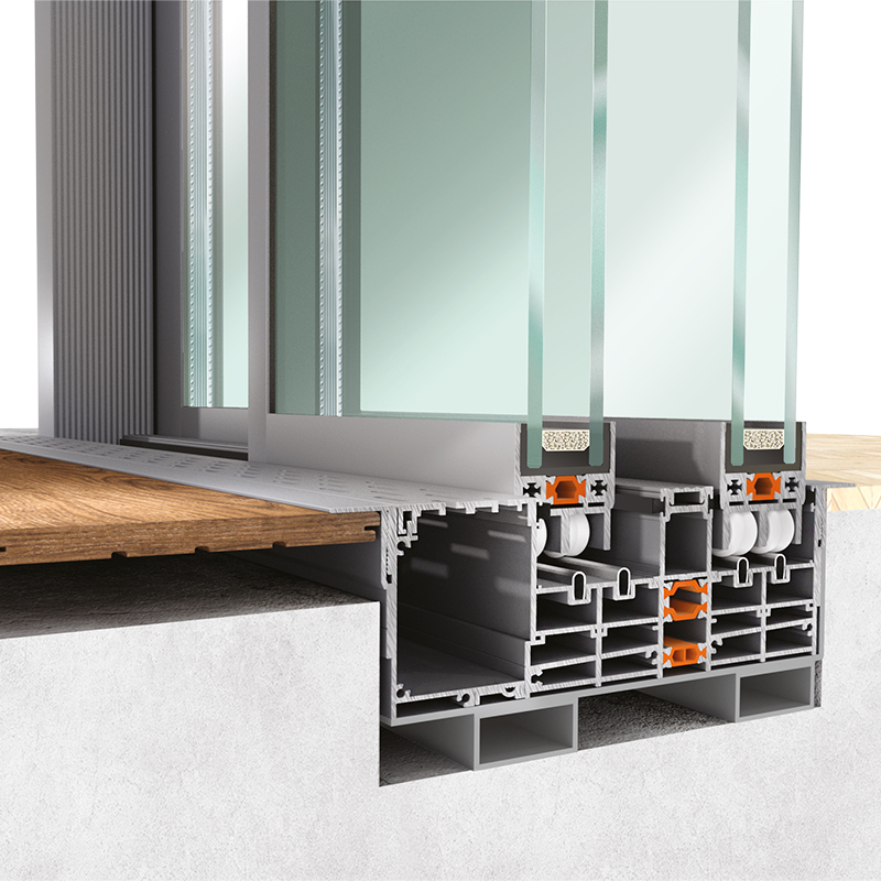 GLR-37 minimal sliding bottom frame and drainage section