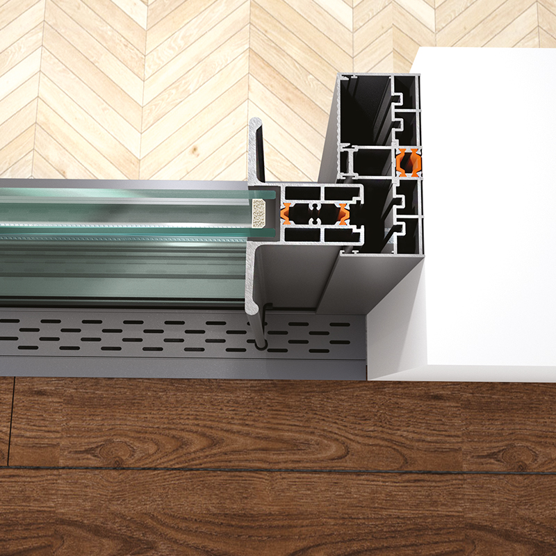 GLR-37 side finish and drainage profile detail