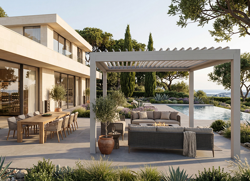 LR-8800 Bioklimatik Pergola Sistemi